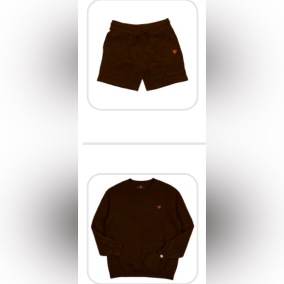 Cozy Crewneck & Shorts Set - Picture 1 of 2